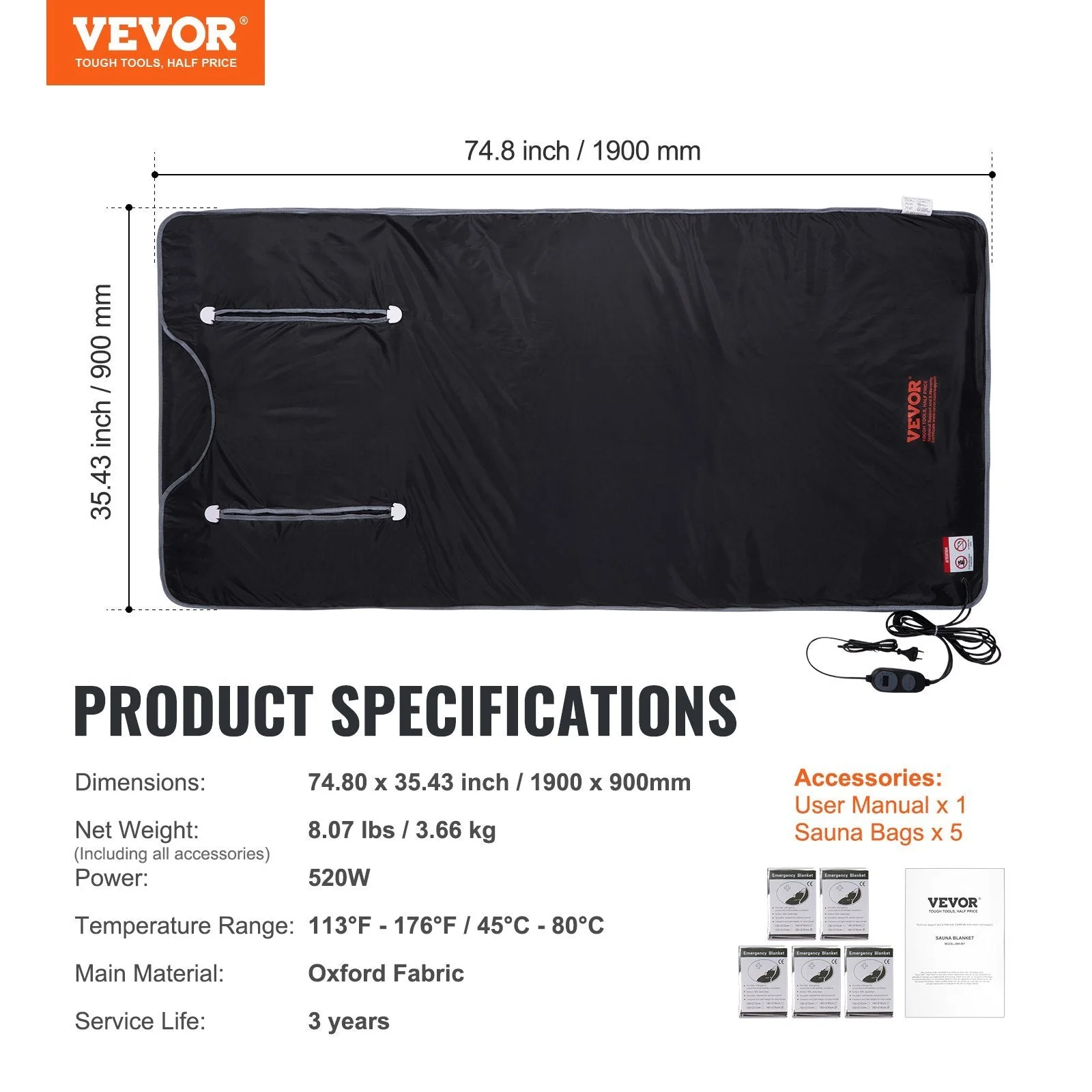 🔥 Portable Far Infrared Sauna Blanket - Image 4