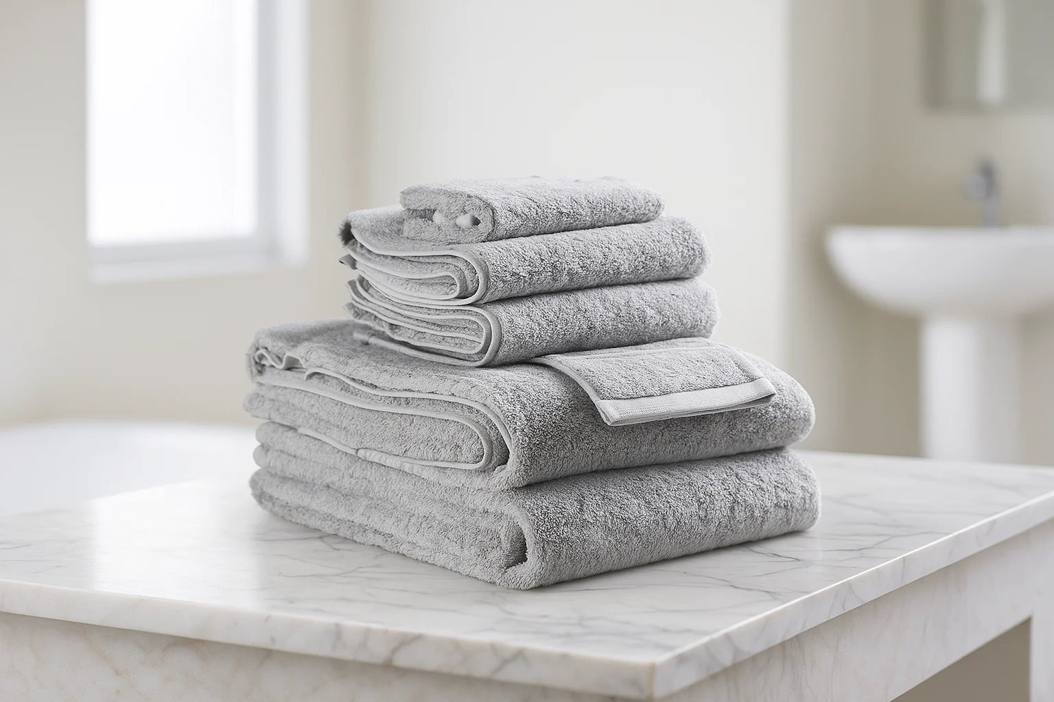100% Organic Cotton Bath Towels Collection - Image 3