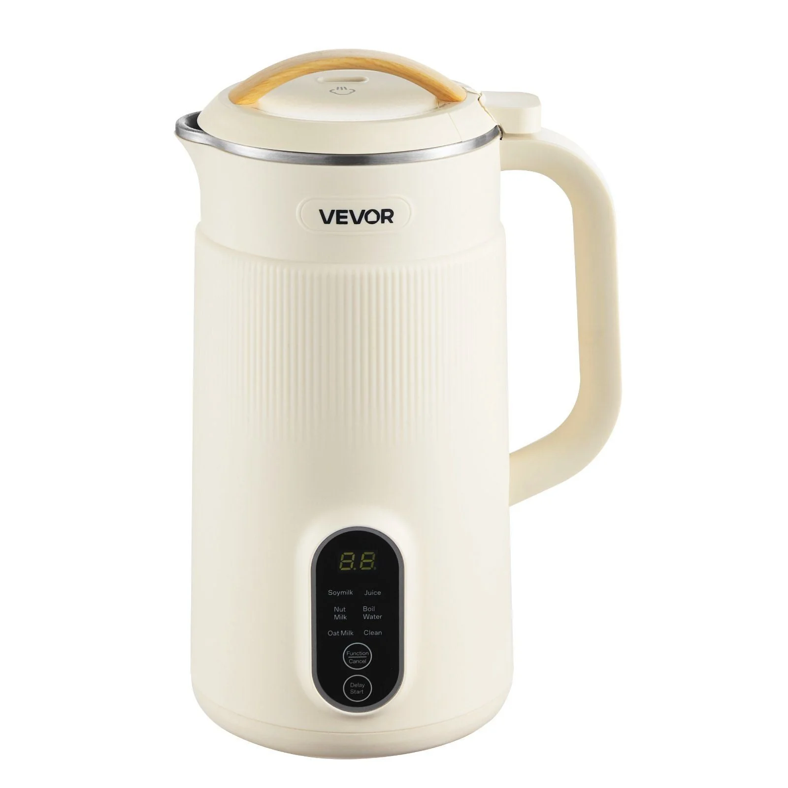 6-in-1 Nut Milk Maker, 20 oz Soy Milk Maker Machine with 6 Blades, for Homemade Oat, Nut, Soy, Juice, Plant-Based and Non Dairy Beverages with High-Temp Self-Cleaning, Boil Water, 12-Hour Delay - Image 10