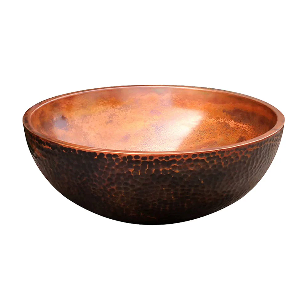 Akicon Copper Round Bathroom Sink - AKS202-C - Image 3