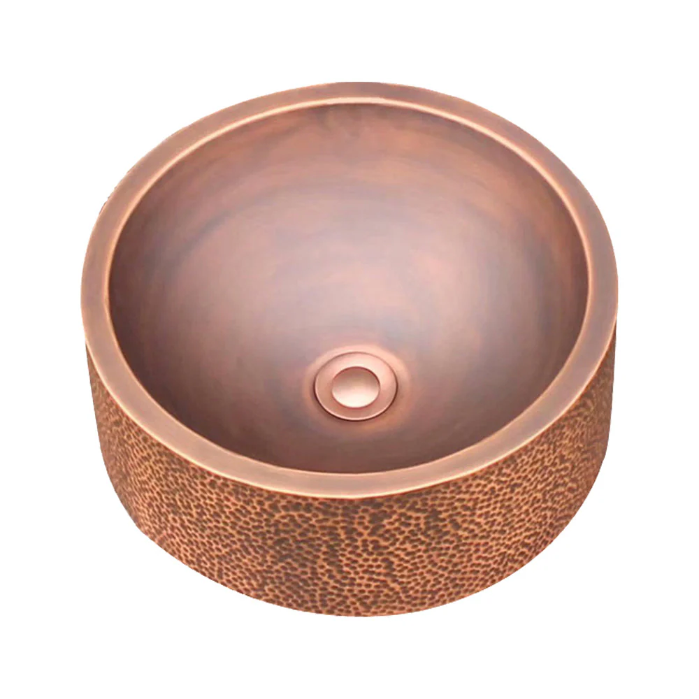 Akicon Copper Round Bathroom Sink - AKS203-C - Image 3