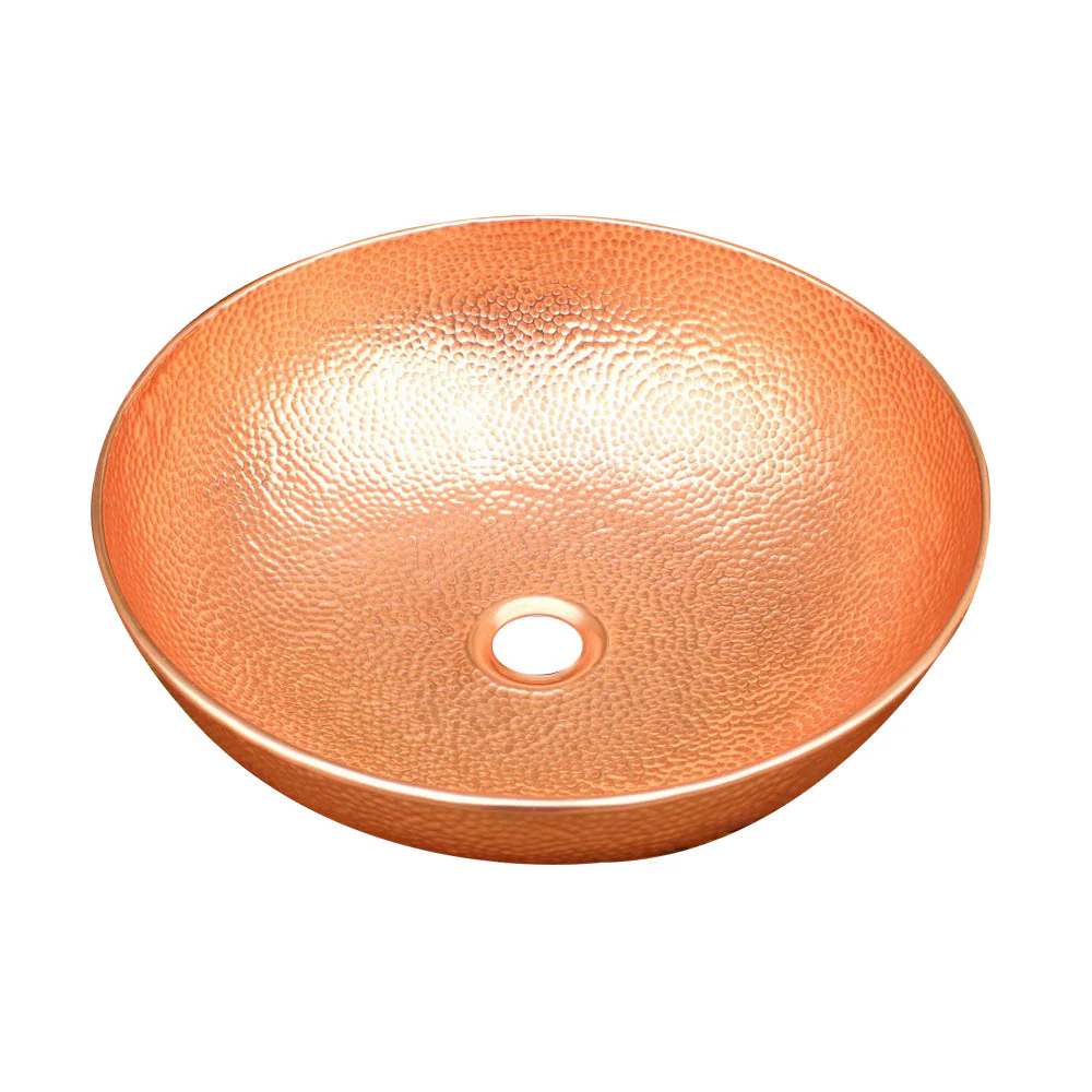Akicon Copper Round Bathroom Sink - AKS207-C - Image 6