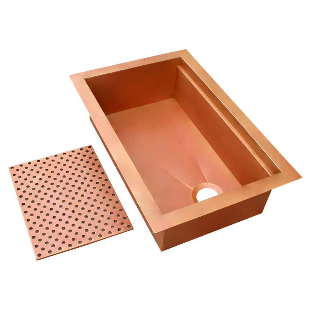 Akicon Workstation Undermount Copper Kitchen Sink - AKS504-C - Image 4