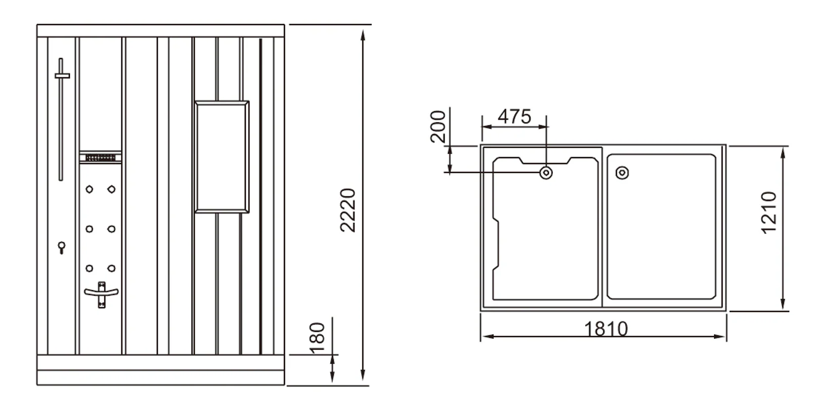 AquaSteam Sauna HS201F8 - Image 9
