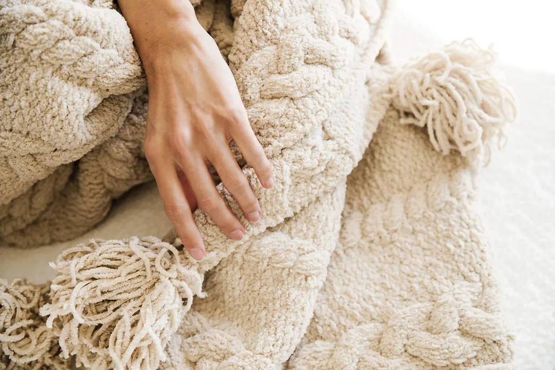 Braided Pom Pom Throw - Image 6