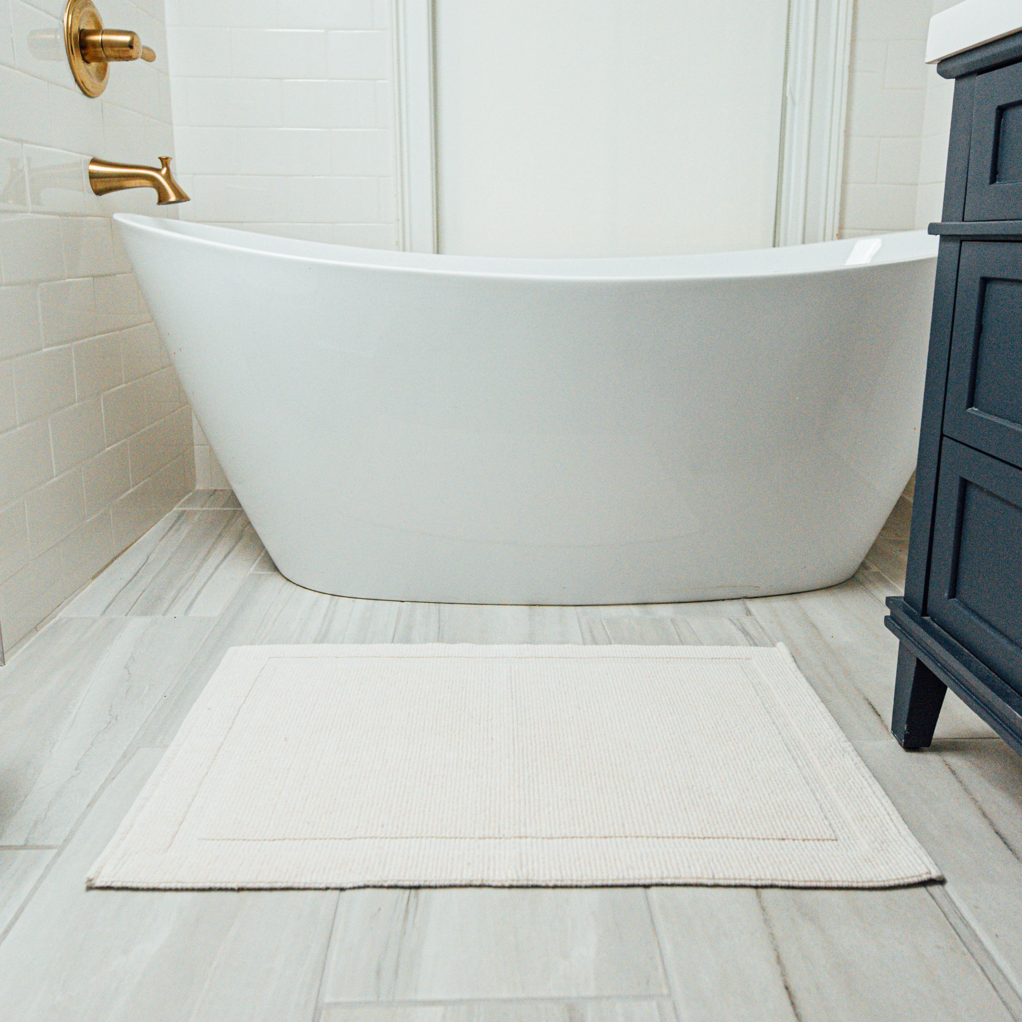 Charleston Organic Cotton Bath Rug Collection - Image 3