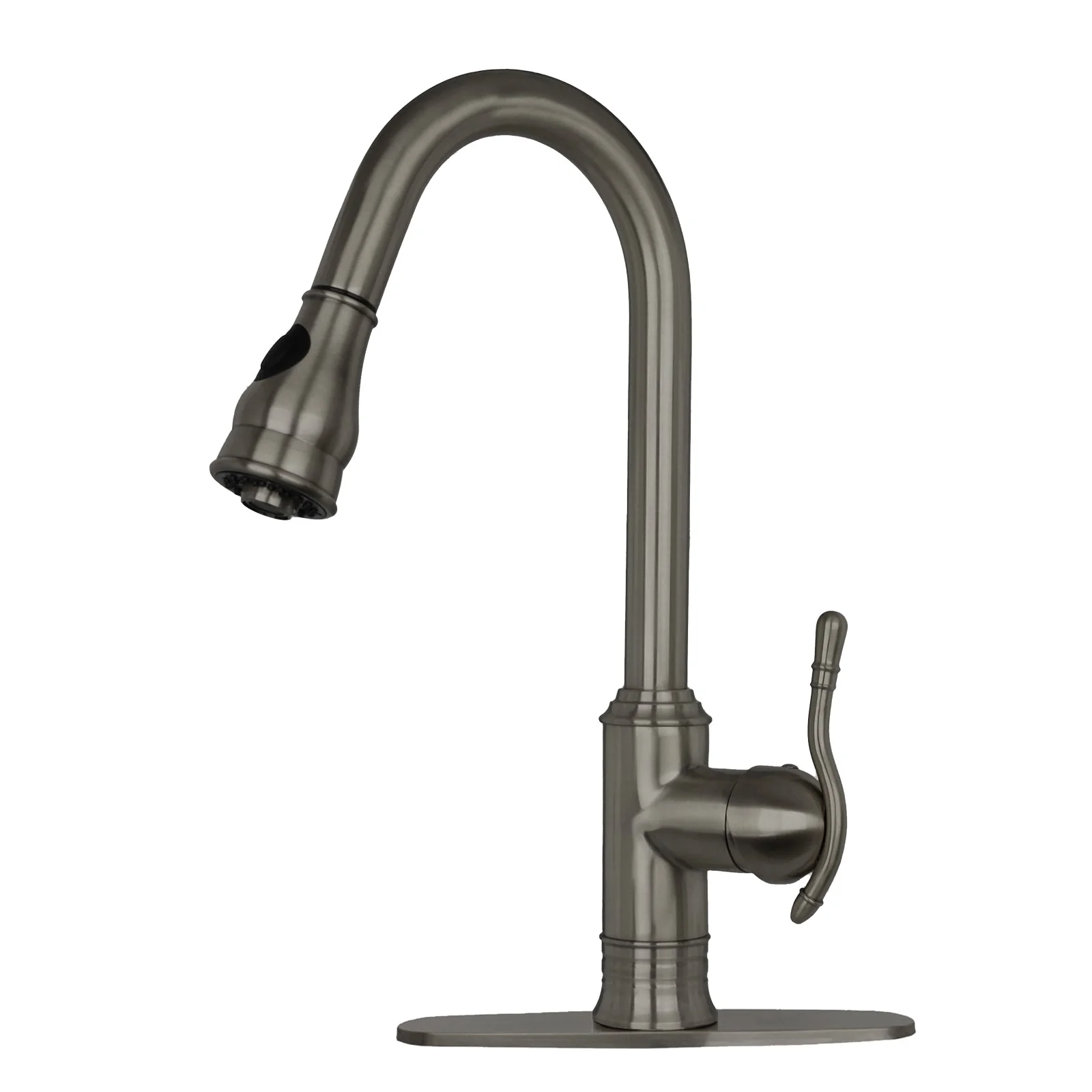 Copper Pull Out Kitchen Faucet, Single Level Solid Brass Kitchen Sink Faucets with Pull Down Sprayer - AK96415-D-C - Image 11