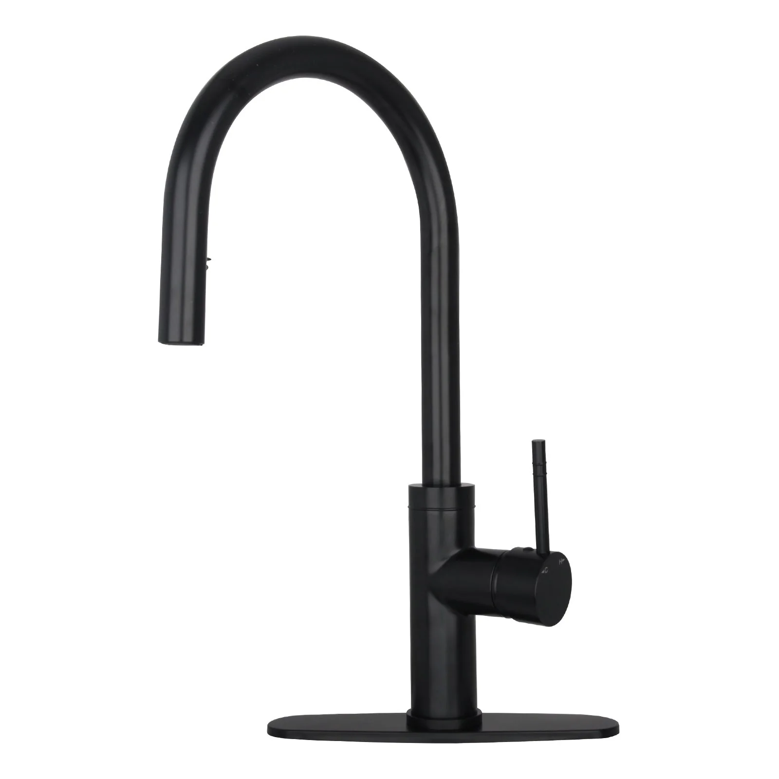 Copper Pull Out Kitchen Faucet with Deck Plate, Single Level Solid Brass Kitchen Sink Faucets with Pull Down Sprayer-AK96416C - Image 12