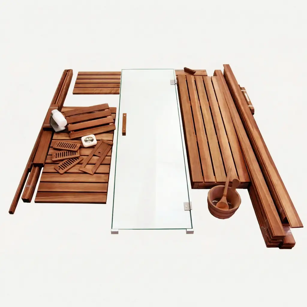 Custom Indoor Sauna Room - 4' x 7' x 8' - Finnish Sauna Builders - Image 3