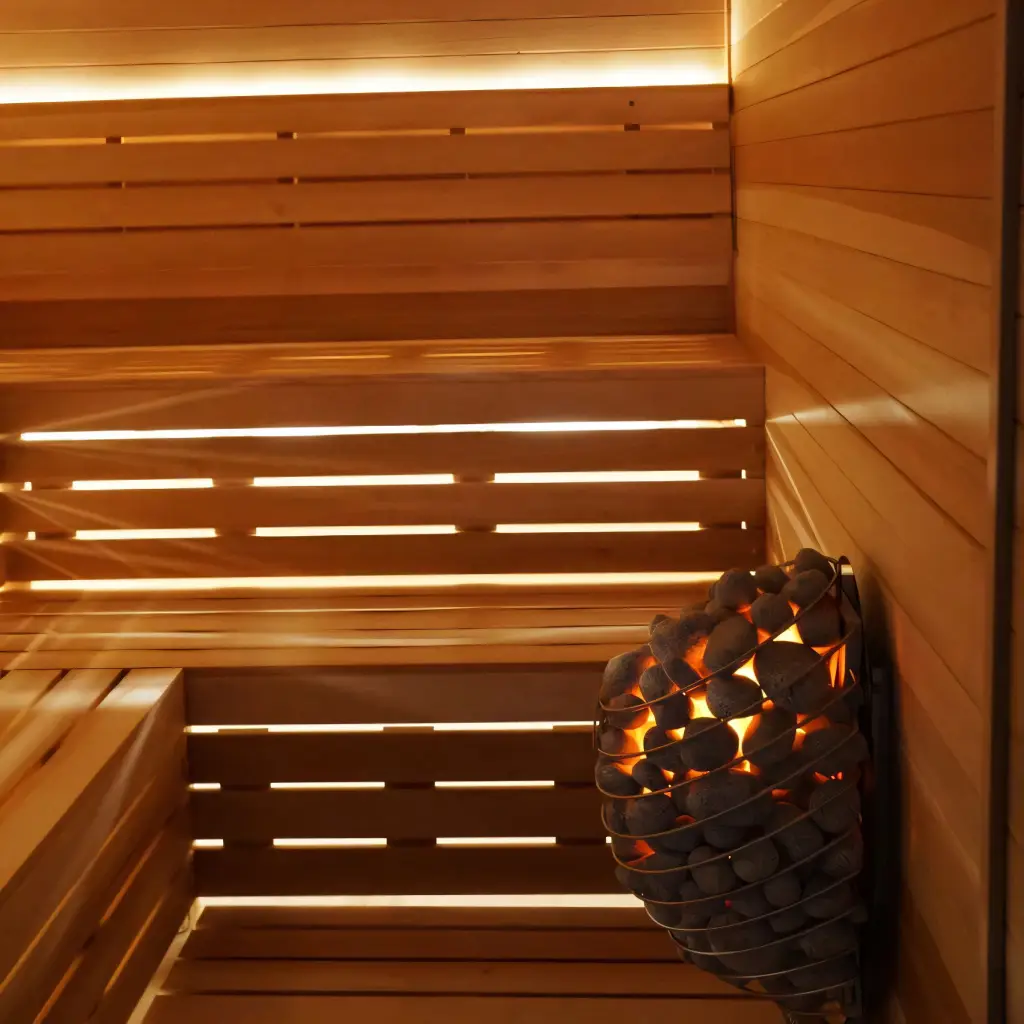Custom Indoor Sauna Room - 6' x 8' x 8' - Finnish Sauna Builders - Image 5