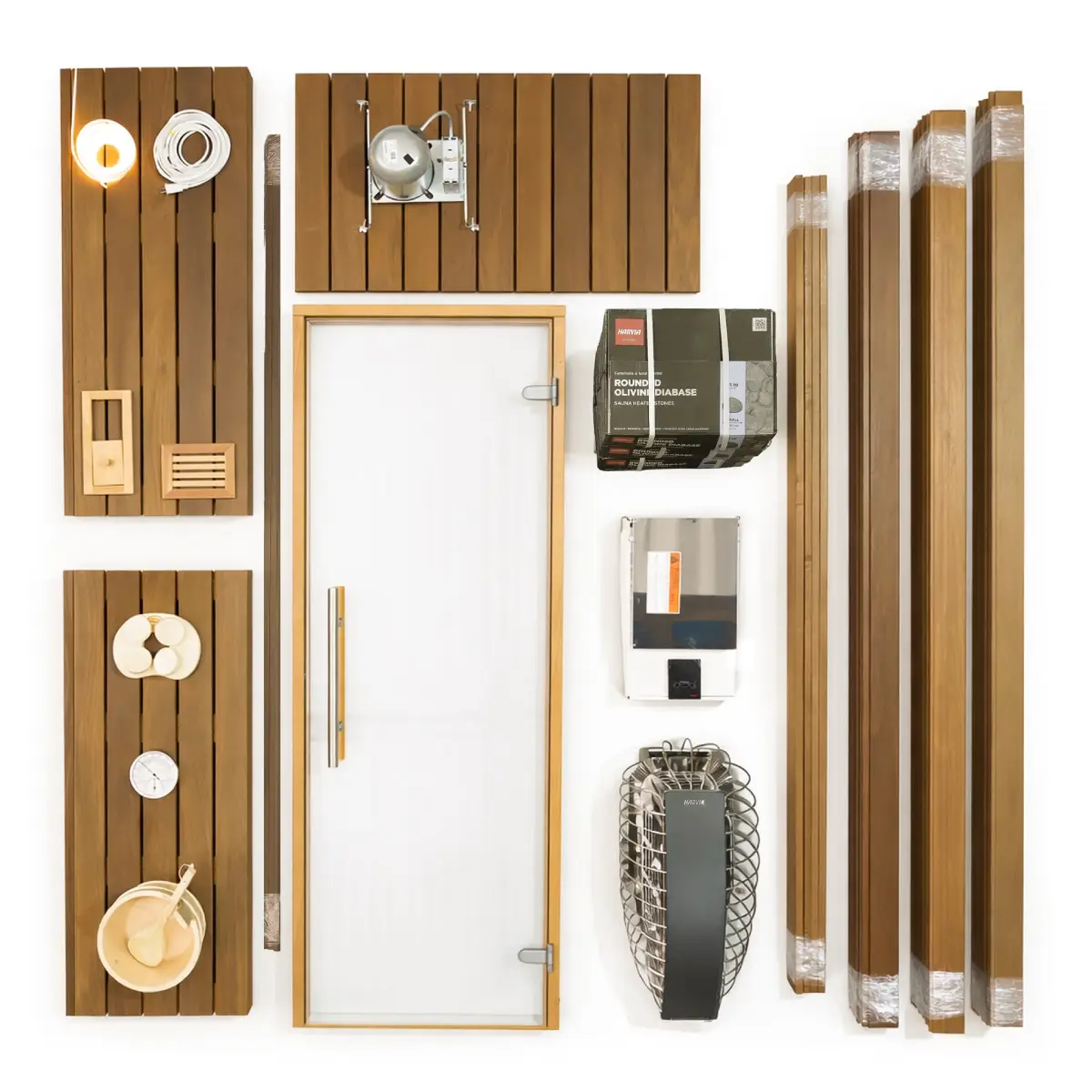 Custom Indoor Sauna Room - 7' x 9' x 8' - Finnish Sauna Builders - Image 2