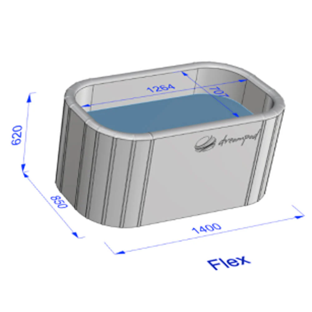 Dreampod Ice Bath Flex Premium Inflatable PVC Reinforced Floatation Tank - Image 4