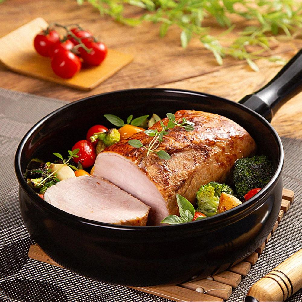 Duo 9 Piece Ceramic Cookware Set - Ceramic Lid - Image 5