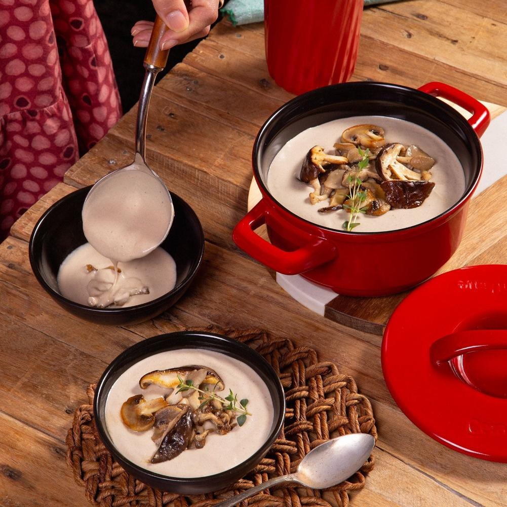 Duo 9 Piece Ceramic Cookware Set - Ceramic Lid - Image 7
