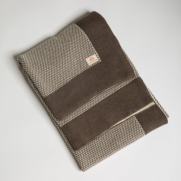 Eka Stipple Organic Cotton Throw Blanket - Image 5