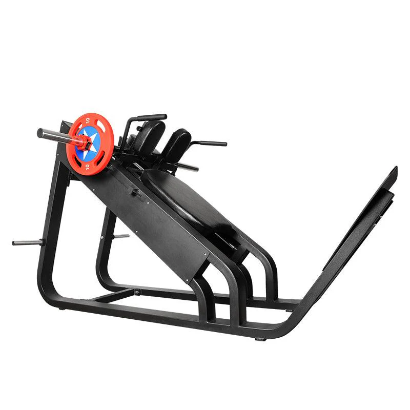 Excel Linear Hack Slide - Muscle D Fitness - Plate Load Hack Squat - Weight Storage Pegs - Safety Catch - Image 2