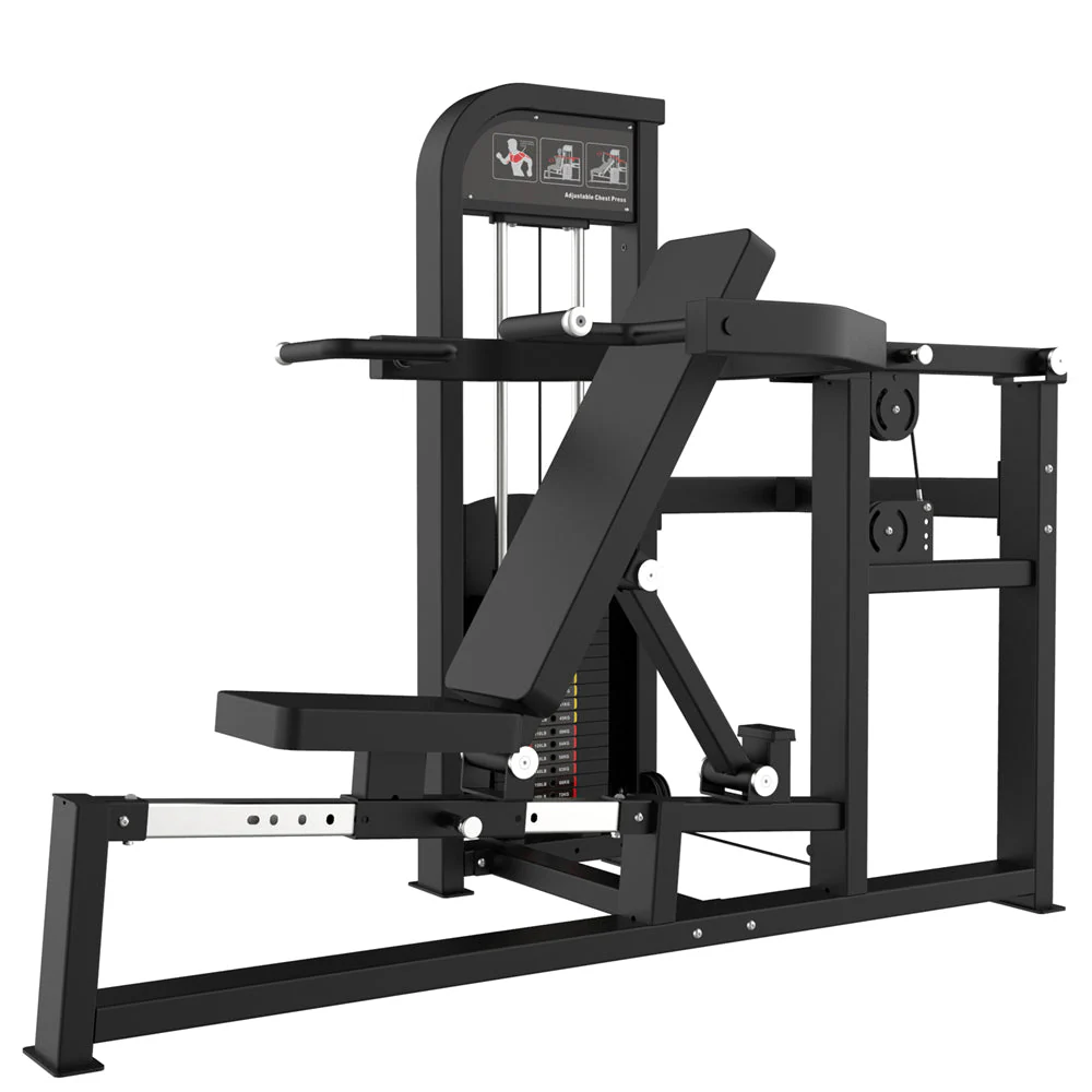 Excel Multi-Press Combo - Muscle D Fitness - Selectorized Bench Press - Incline Press - Shoulder Press - Image 2