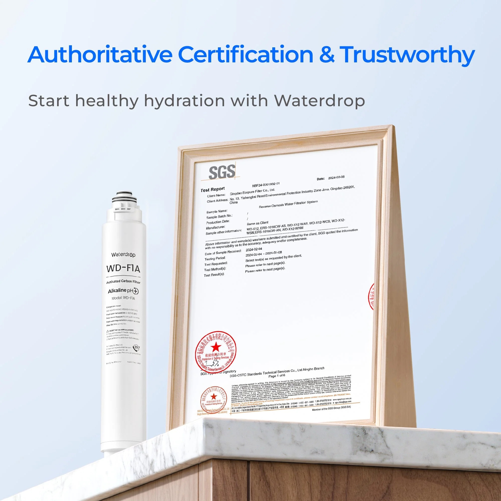 F1A Filter for Waterdrop X Series Reverse Osmosis System - Image 4