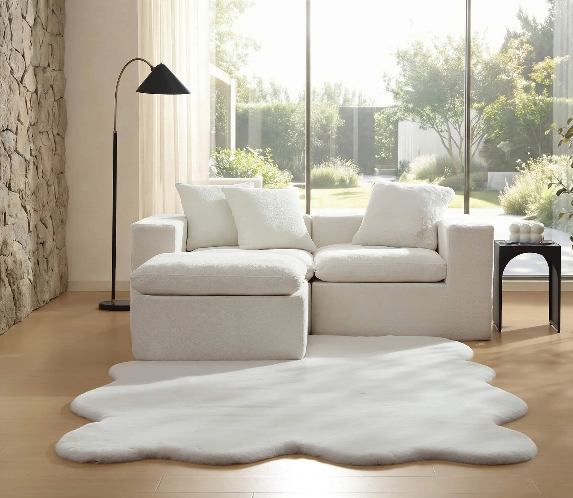 Faux Fur Large Rug - Image 7