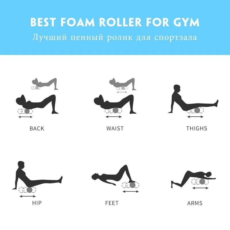 Fitness Foam Roller Set: Yoga Column & Soft Yoga Block - Image 6