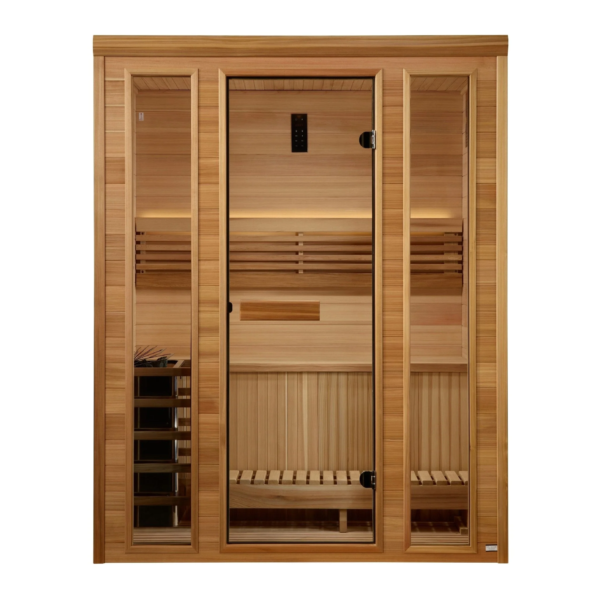 Golden Designs 2025 "Andermatt Edition" 2-3 Person Traditional Steam Sauna – Pacific Premium Clear Cedar - Image 4