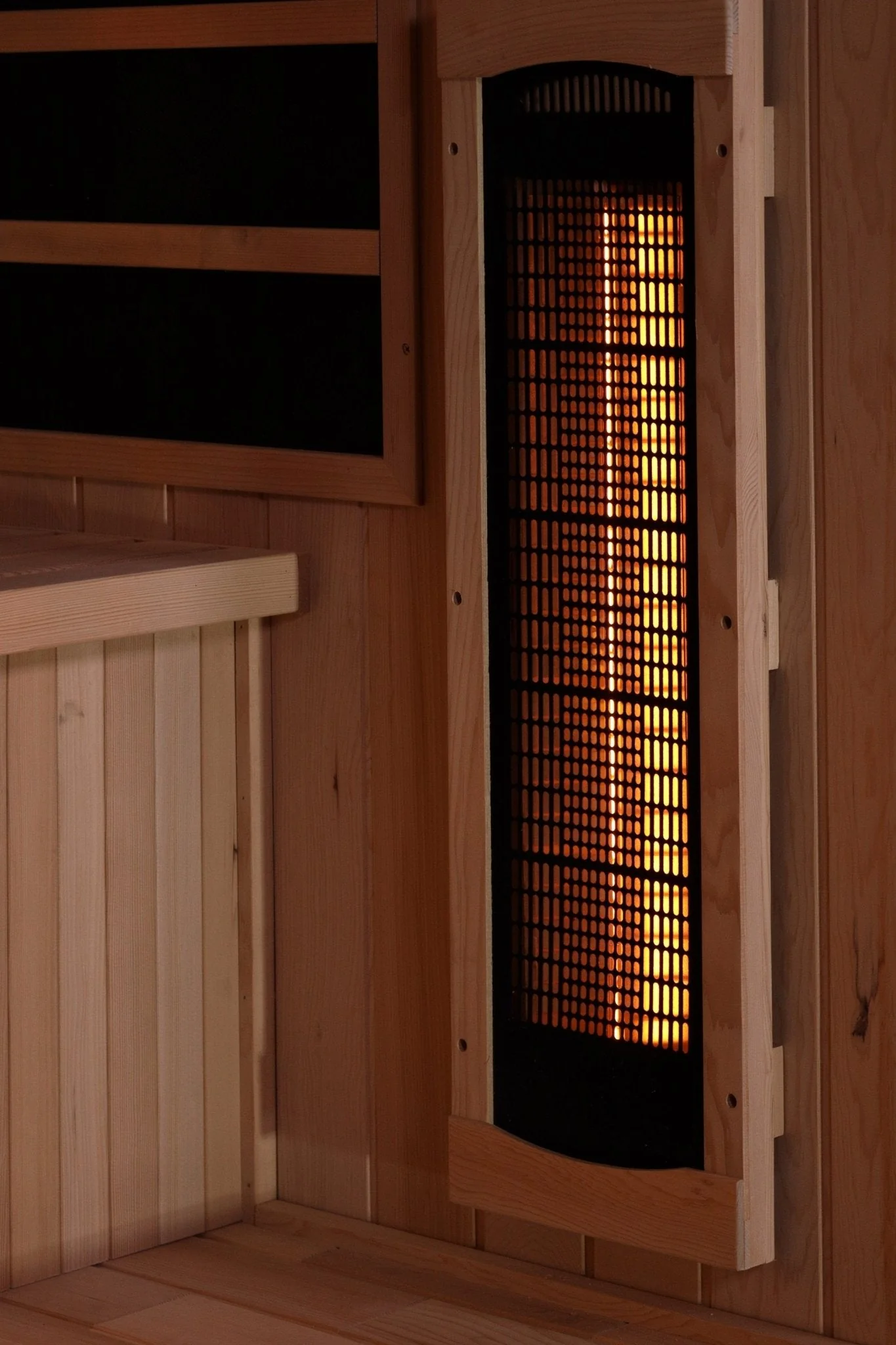 Golden Designs 4-Person Full Spectrum Near Zero EMF FAR Infrared Sauna with Himalayan Salt – Canadian Hemlock - Image 9