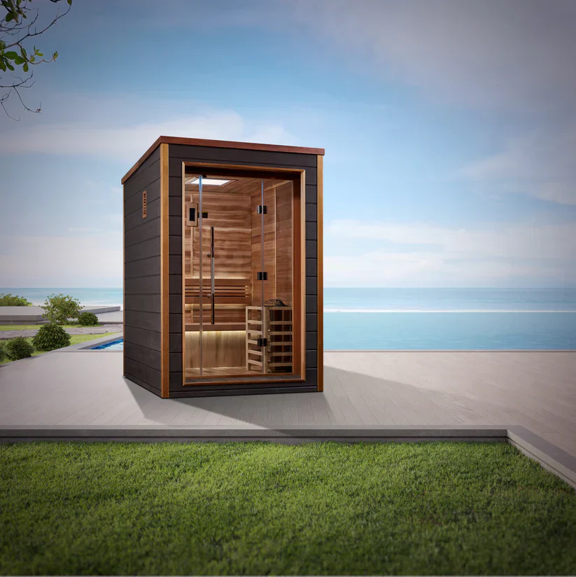 Golden Designs GDI-8202-01 Narvick 2-Person Low EMF Infrared Sauna - Image 4