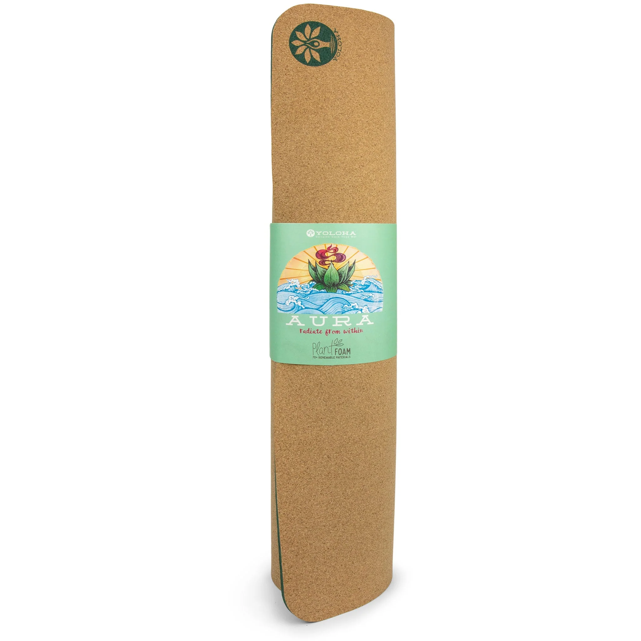 Harmony Aura Cork Yoga Mat - Image 3