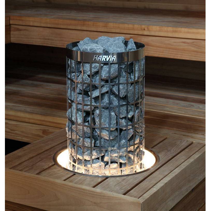 Harvia Cilindro Led Embedding Flange For 11kw Sauna Heaters - Finnish Sauna Builders - Image 2