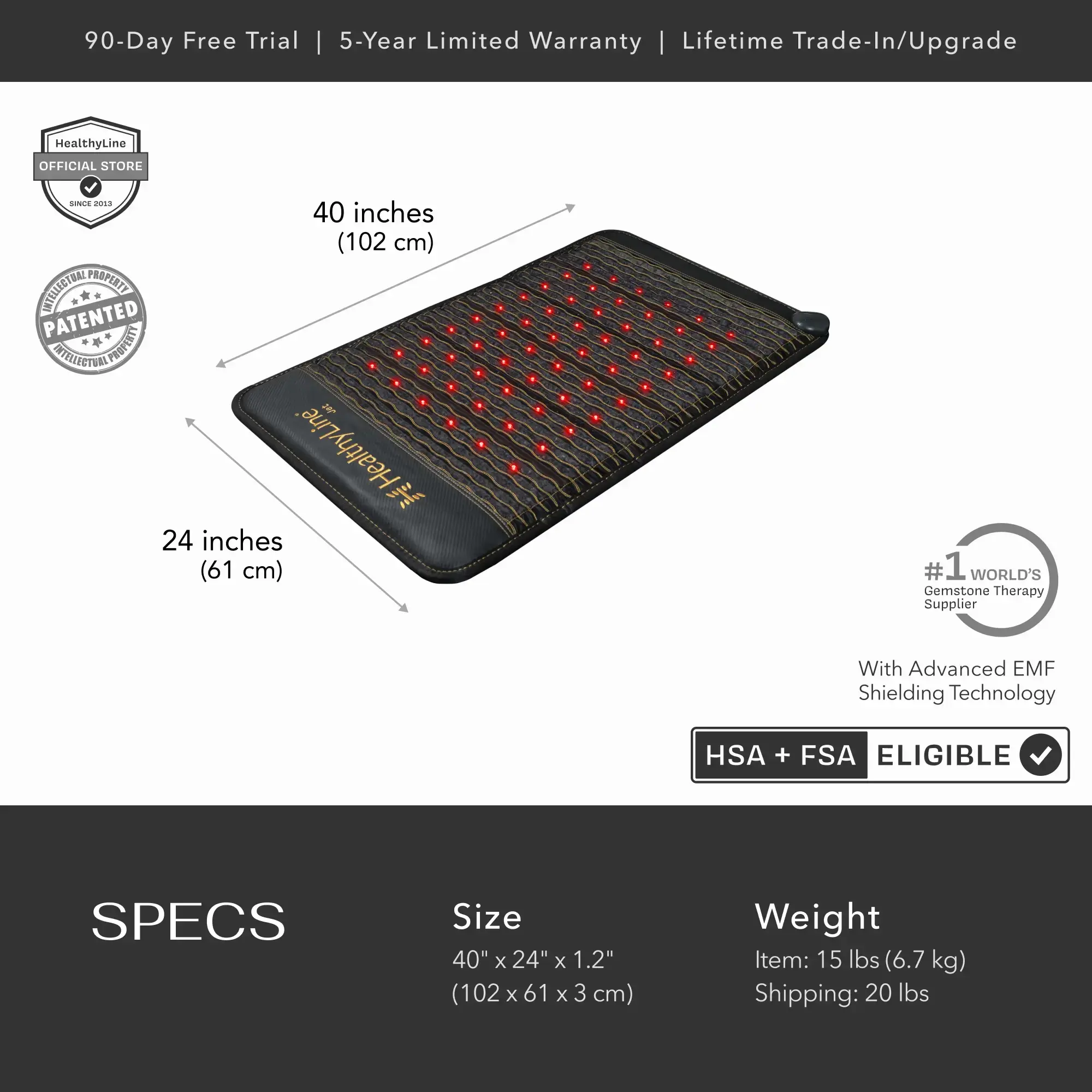 Jet Series | PEMF Far Infrared Heating Mats - Image 16