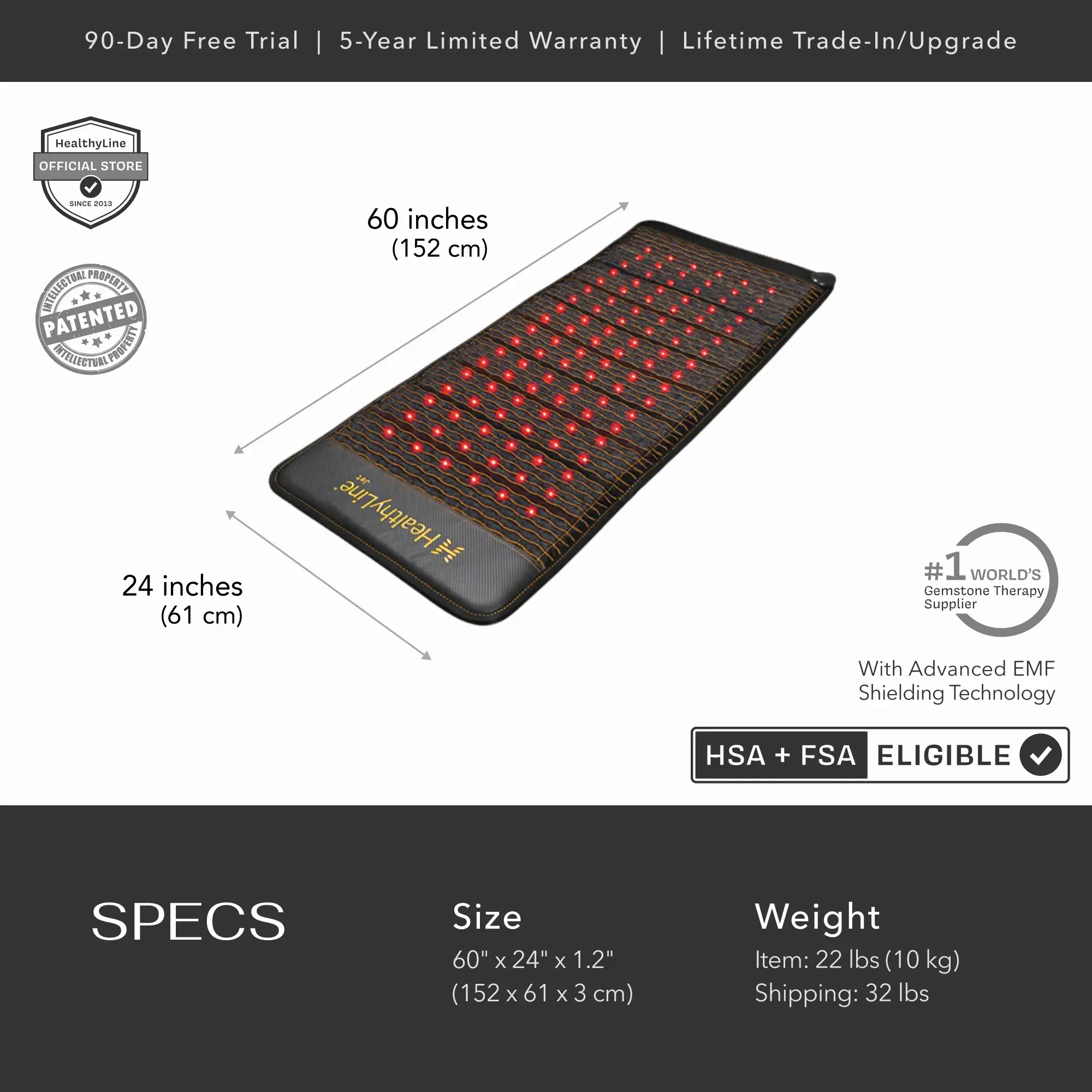 Jet Series | PEMF Far Infrared Heating Mats - Image 23