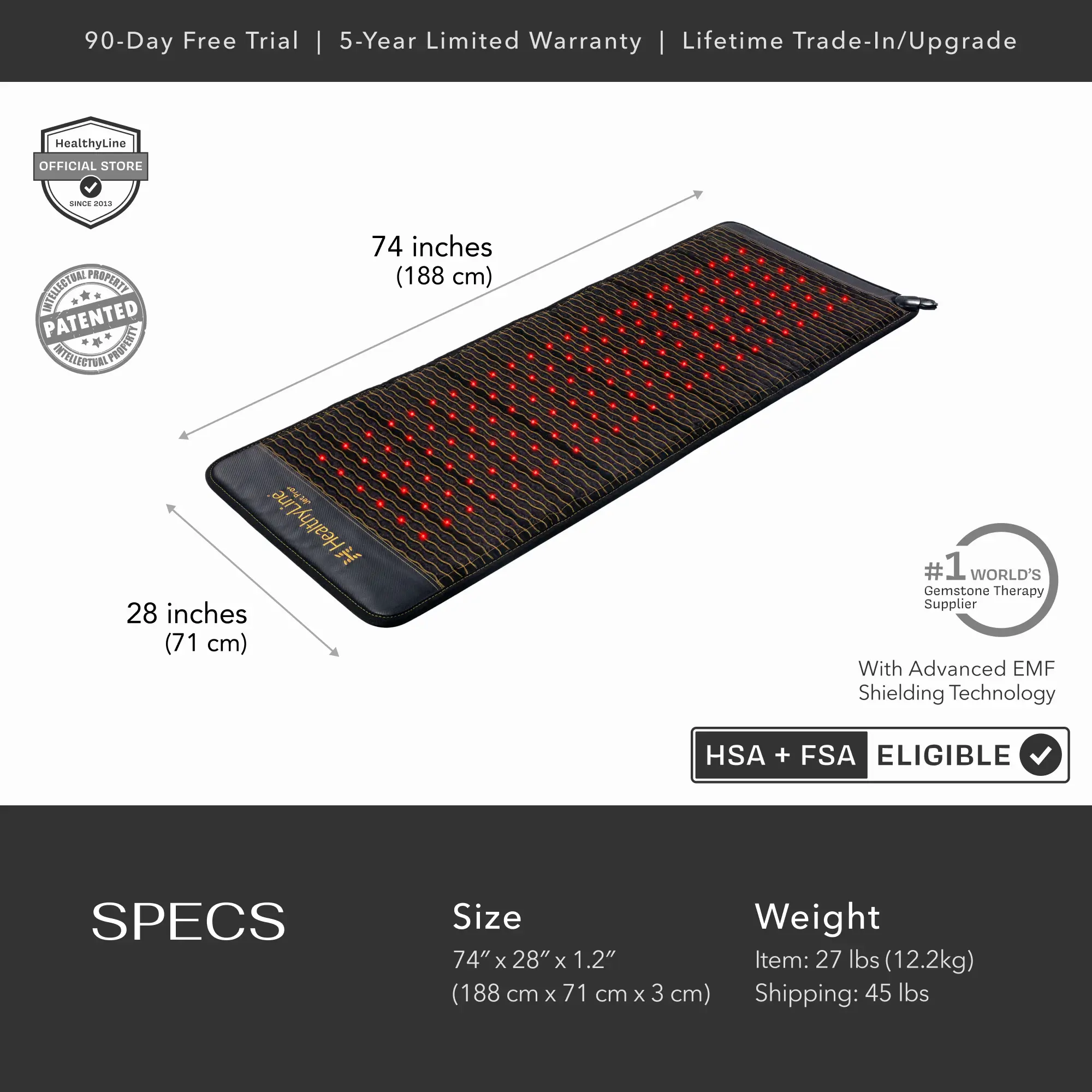 Jet Series | PEMF Far Infrared Heating Mats - Image 30