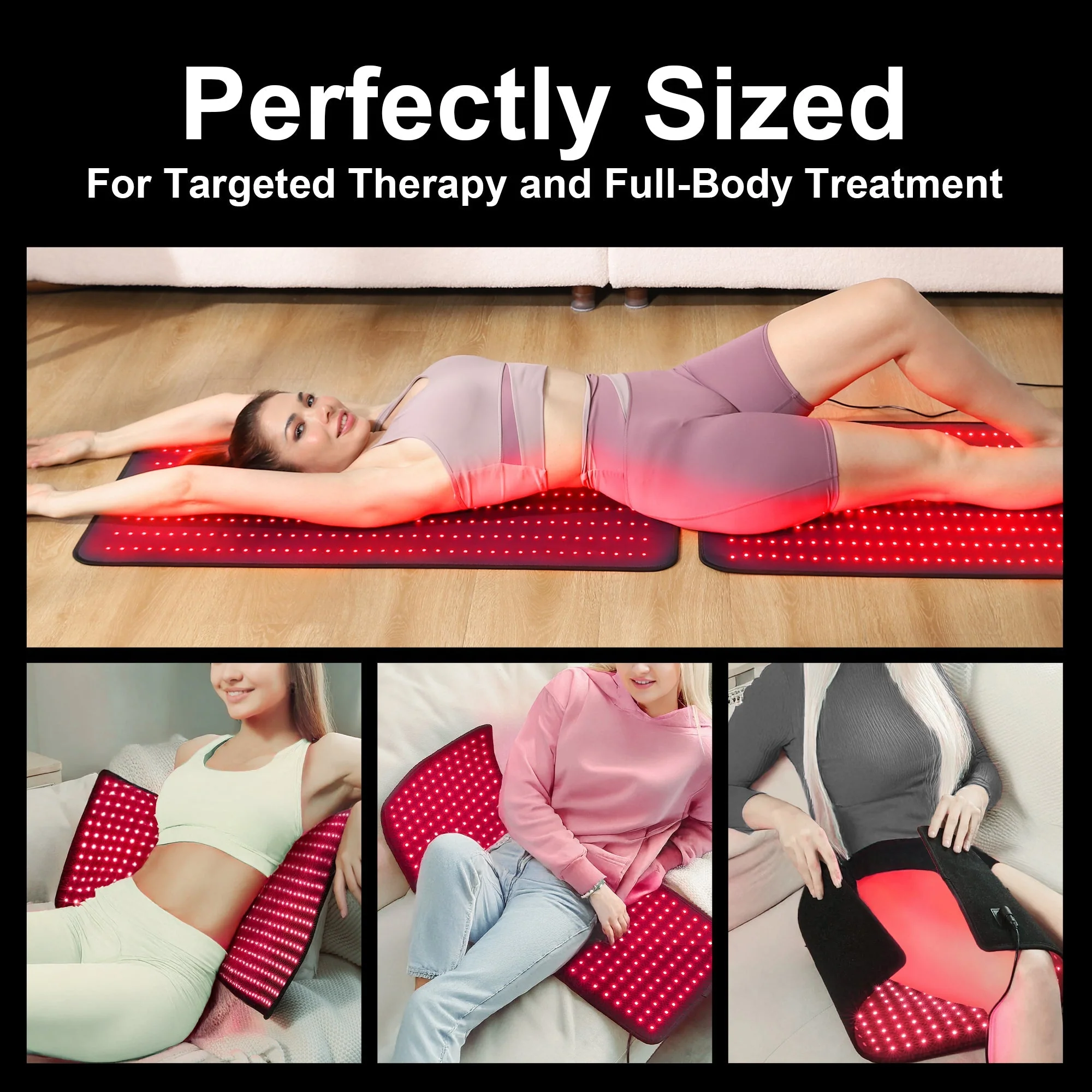 LUMYHEALTH™ Red Light Therapy Mat with a Cozy Headrest - Image 5