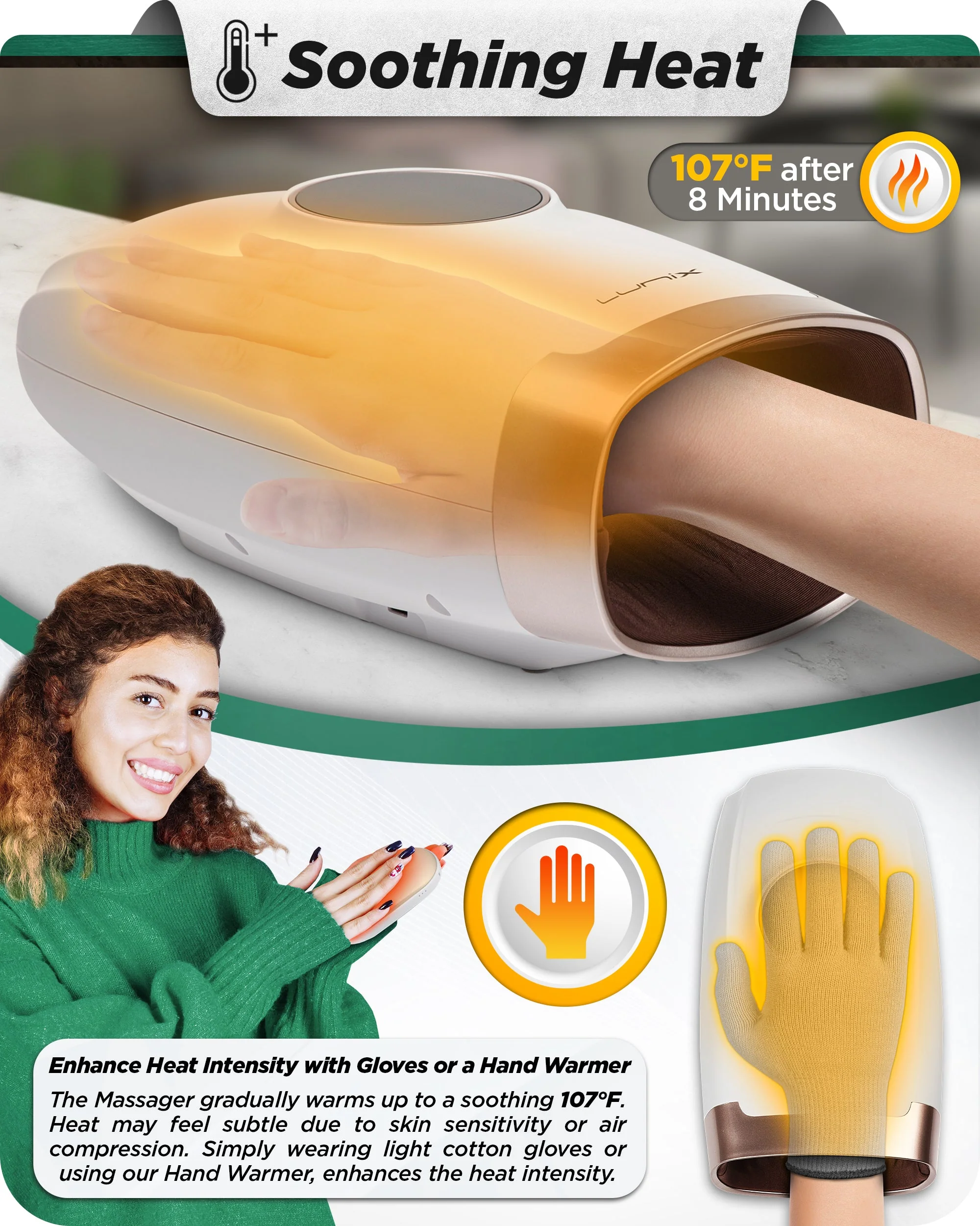 LX3 Cordless Hand Massager White - Image 5