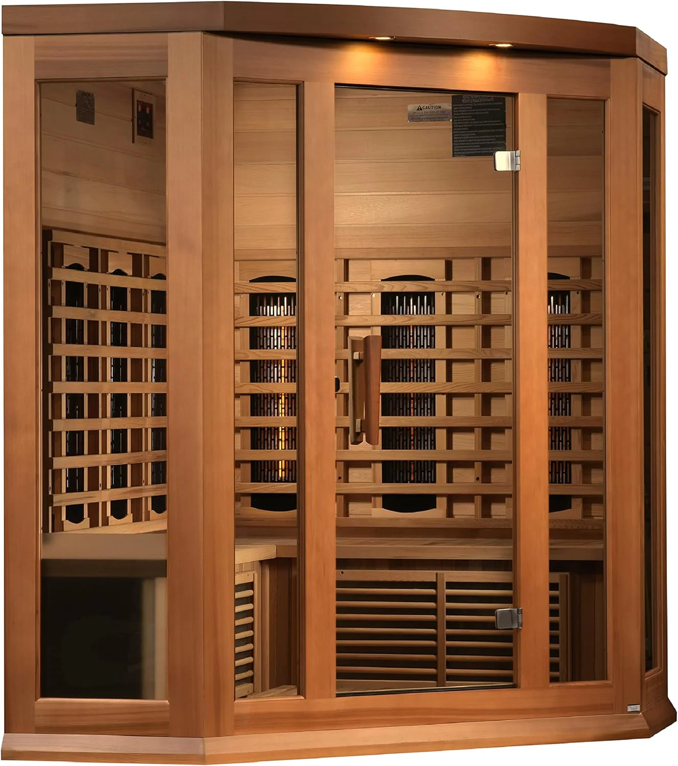 Maxxus MX-M356-01-FS Full Spectrum FAR Infrared Sauna – 3 Person, Hemlock - Image 3