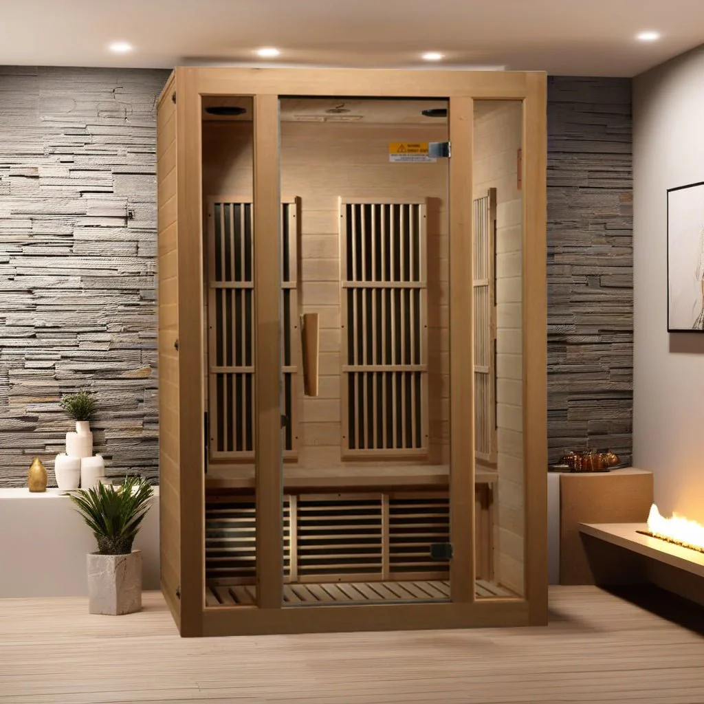 Maxxus Seattle 2-Person Infrared Sauna – Low EMF, Bluetooth Speakers, Red Light Therapy - Image 3