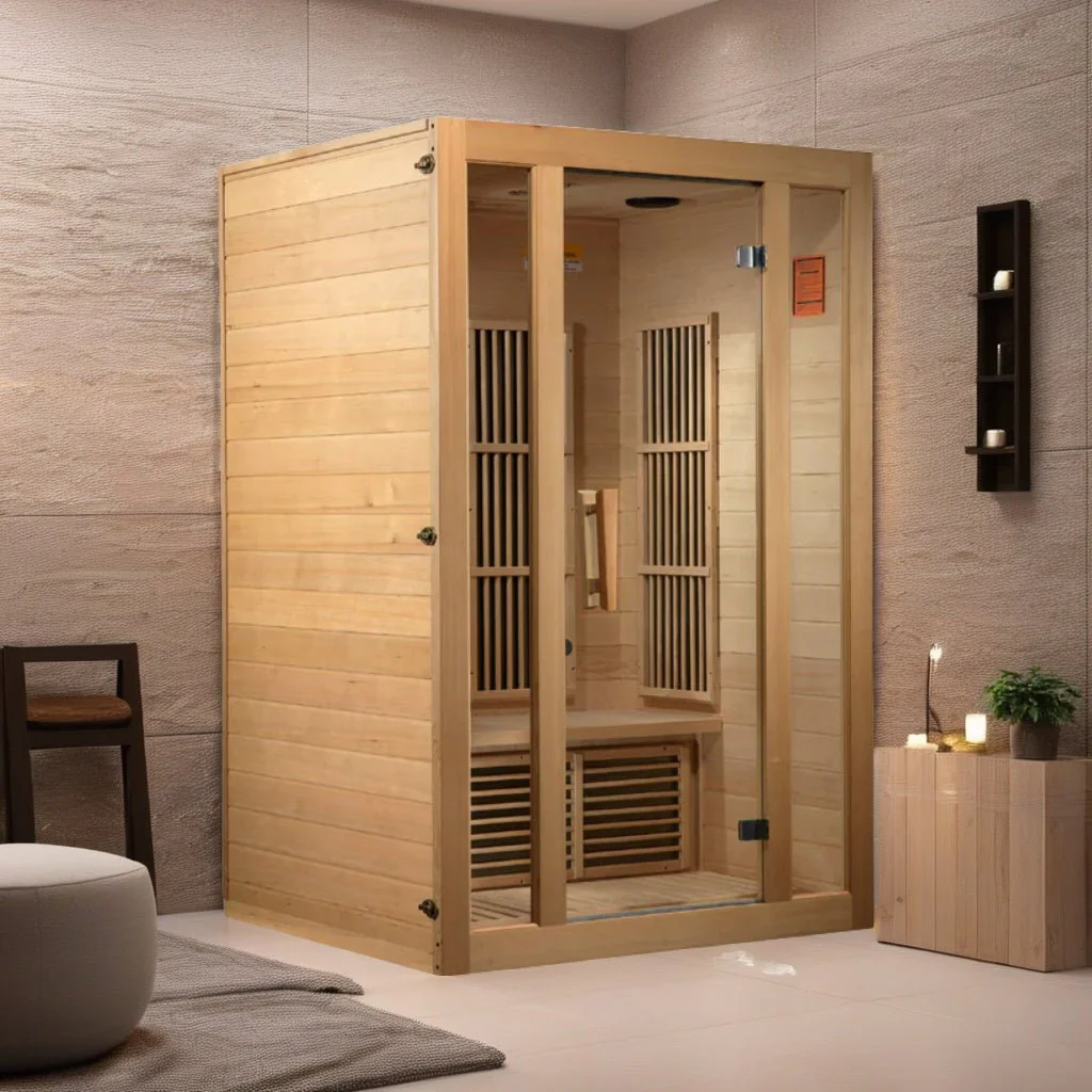Maxxus Seattle 2-Person Infrared Sauna – Low EMF, Bluetooth Speakers, Red Light Therapy - Image 5