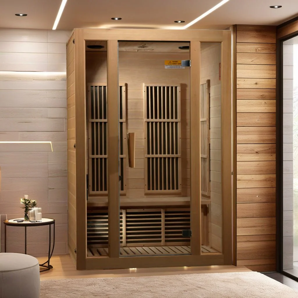 Maxxus Seattle 2-Person Infrared Sauna – Low EMF, Bluetooth Speakers, Red Light Therapy - Image 6