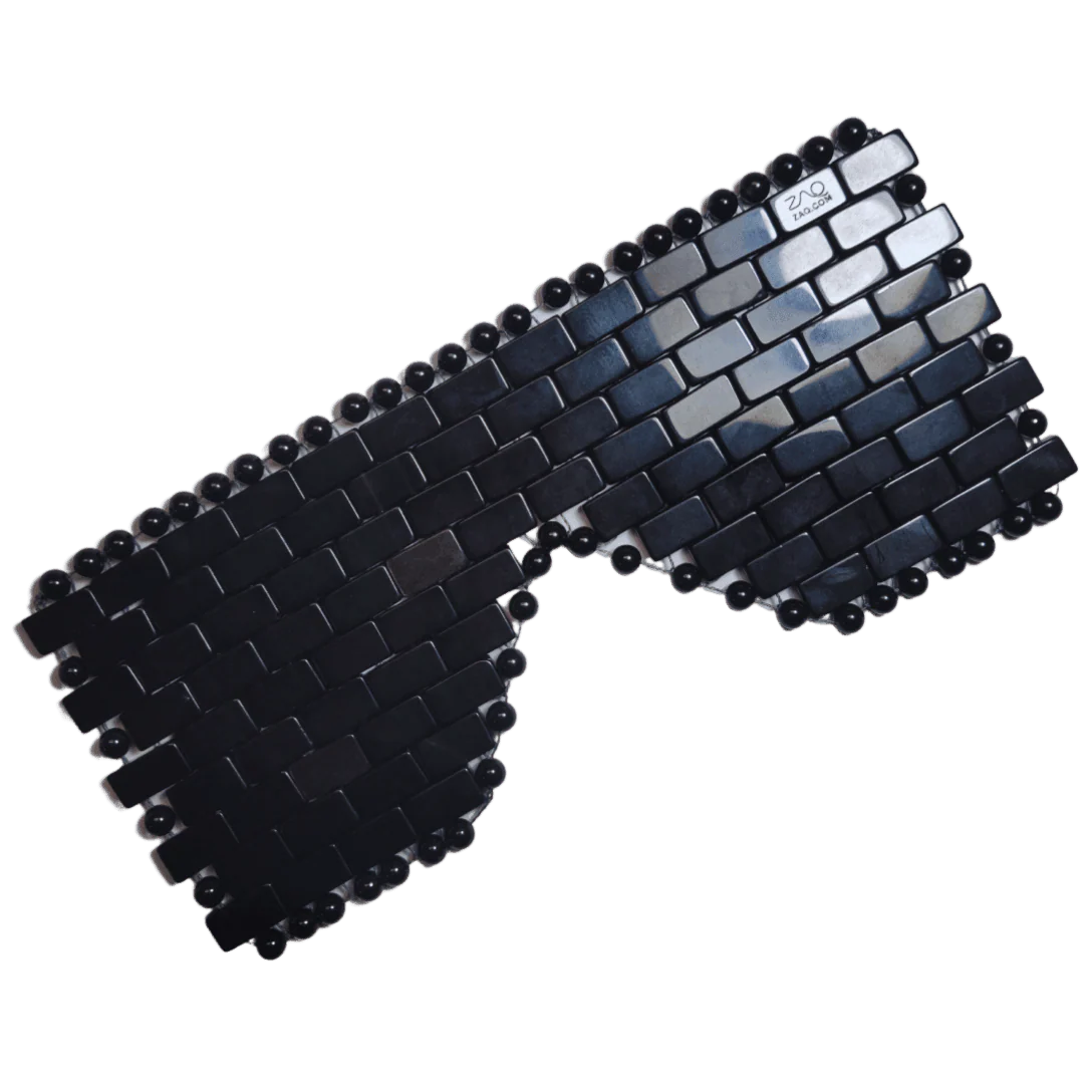 Obsidian Eye Mask - Handmade - Image 3