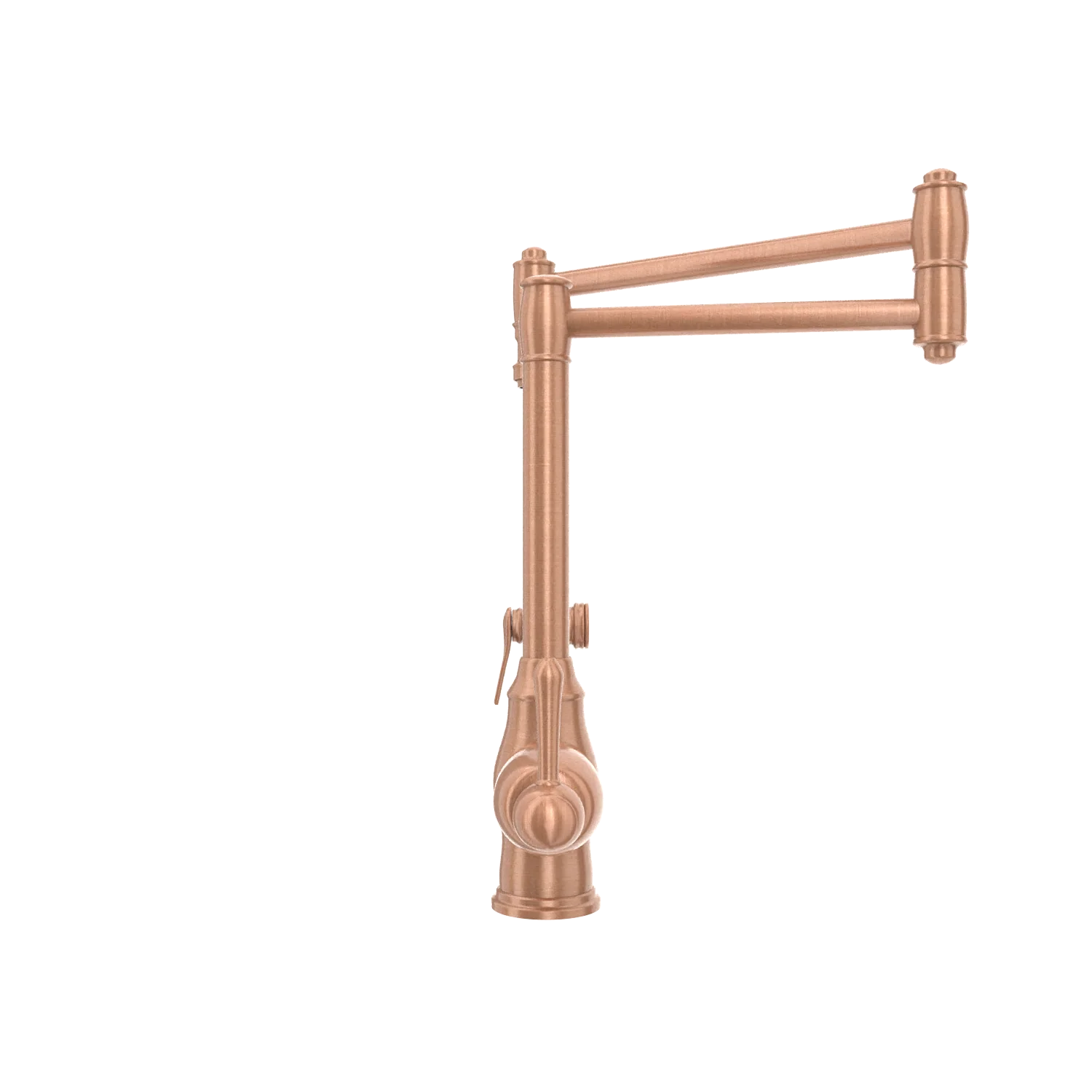 One-Handle Copper Pot Filler Kitchen Faucet with Side Sprayer - AK96918P1 - Image 21