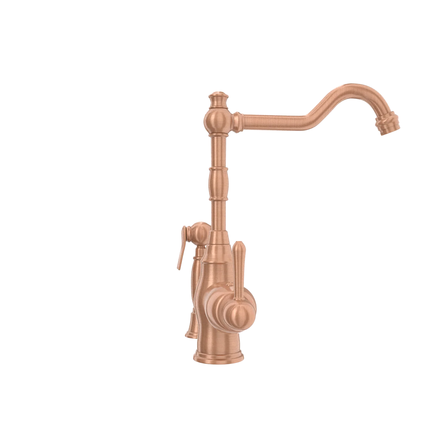 One-Handle Copper Widespread Kitchen Faucet with Side Sprayer - AK96918C - Image 23