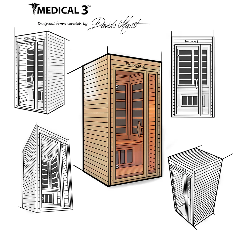 Personal Home Infrared Full Spectrum Sauna | Medical 3™ - Image 13