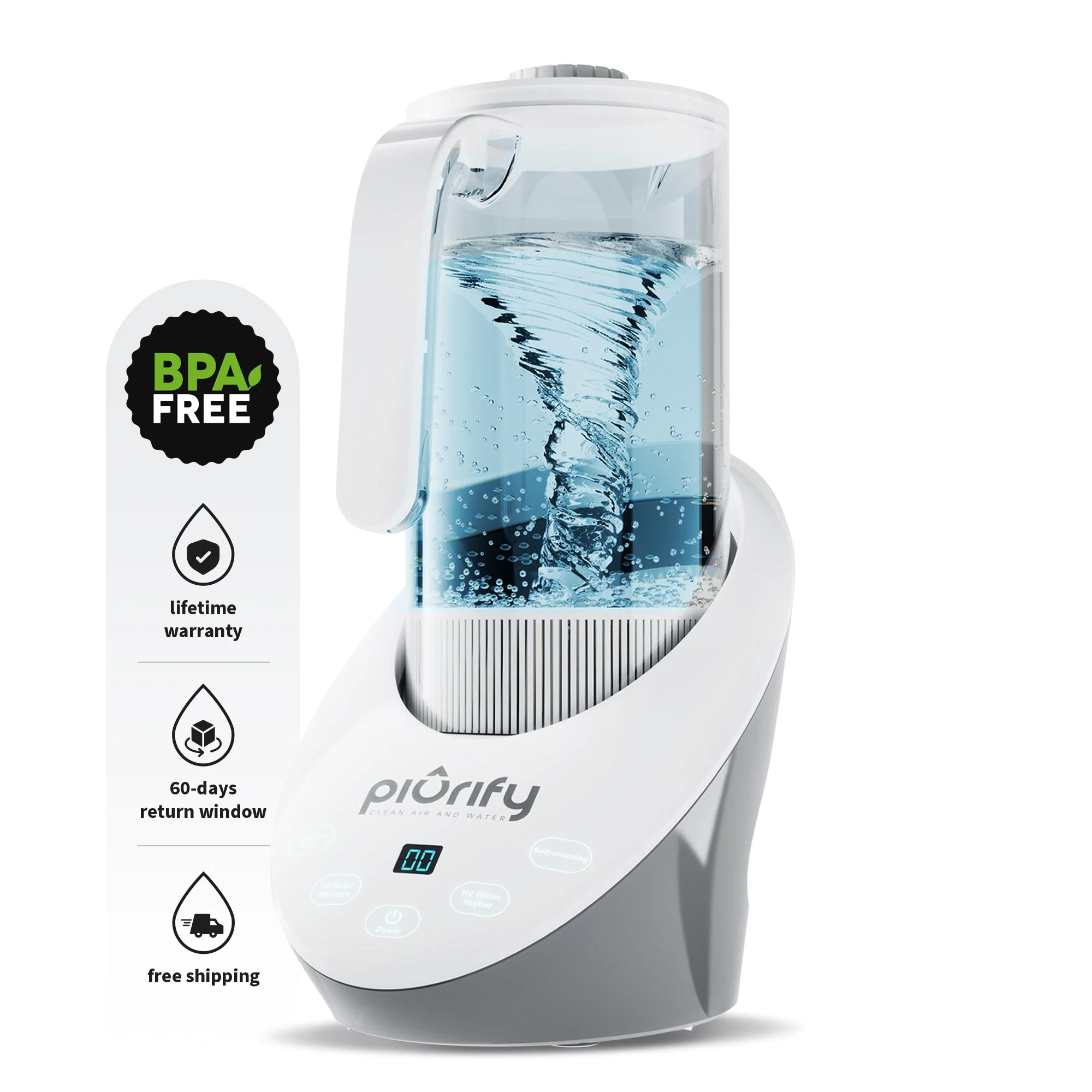 PIURIFY Water Hydrogenator® Pitcher - Image 11