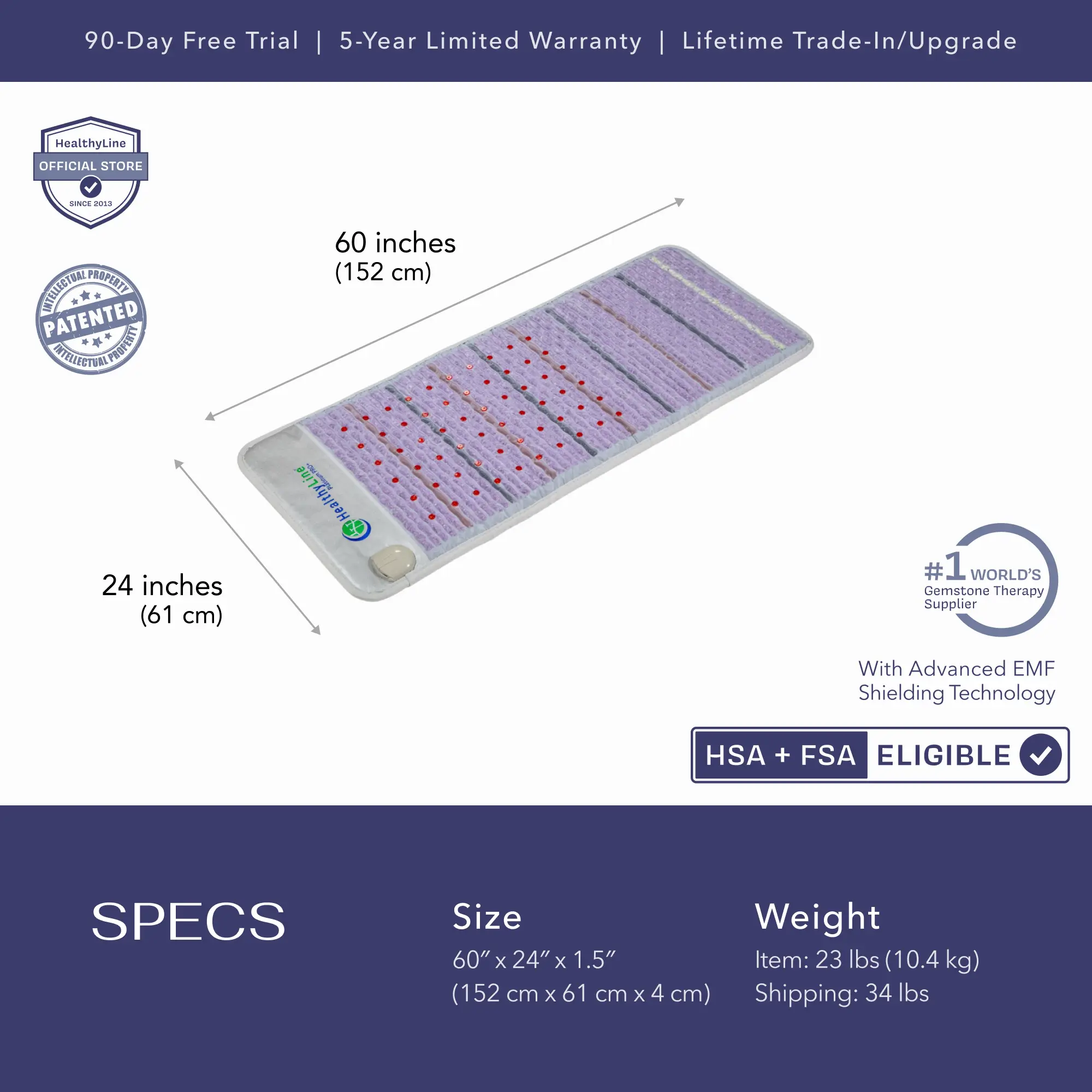 Platinum Series | PEMF Far Infrared Heating Mats - Image 21
