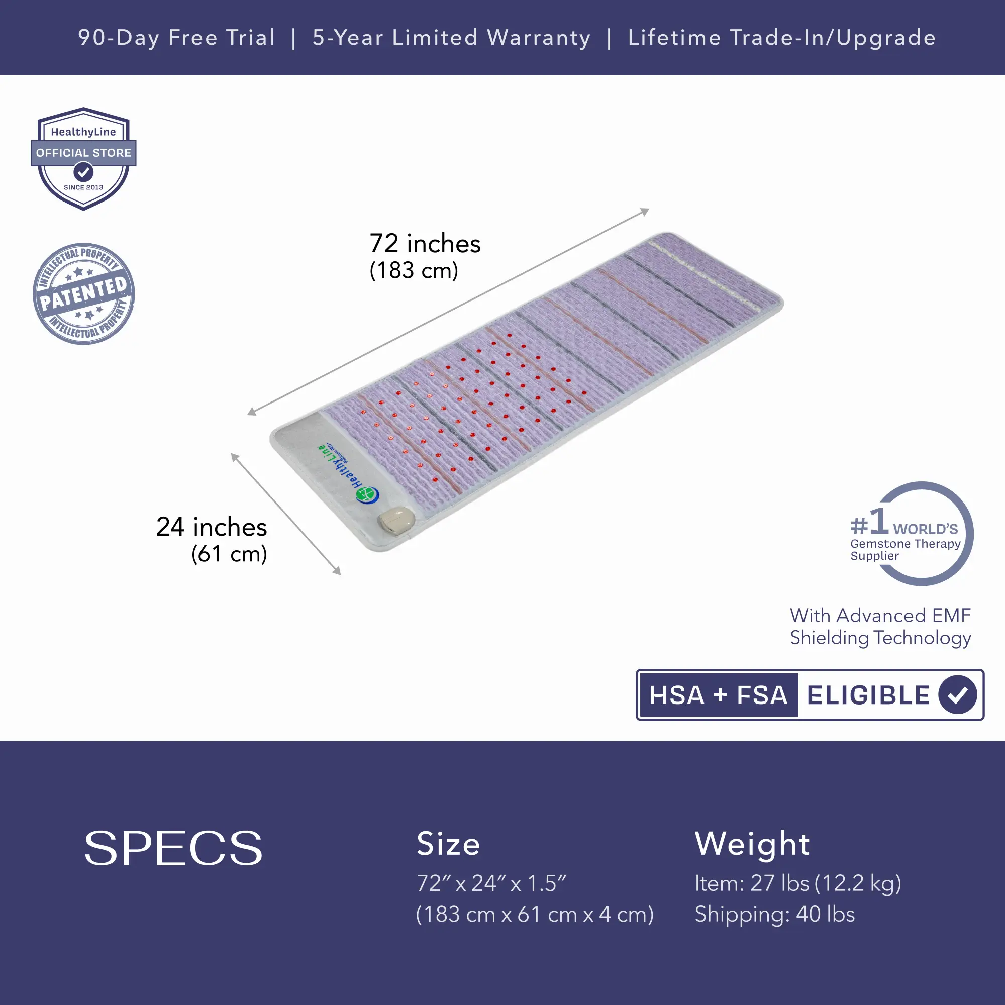 Platinum Series | PEMF Far Infrared Heating Mats - Image 25
