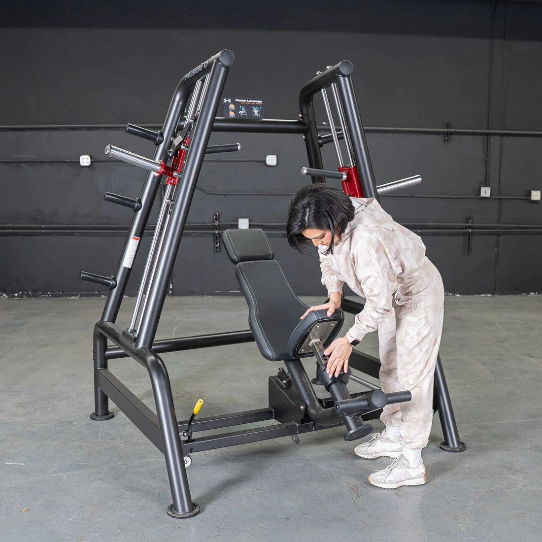 Power Leverage V2 Convergent Bench - Muscle D Fitness - Incline, Shoulder Press - Image 34