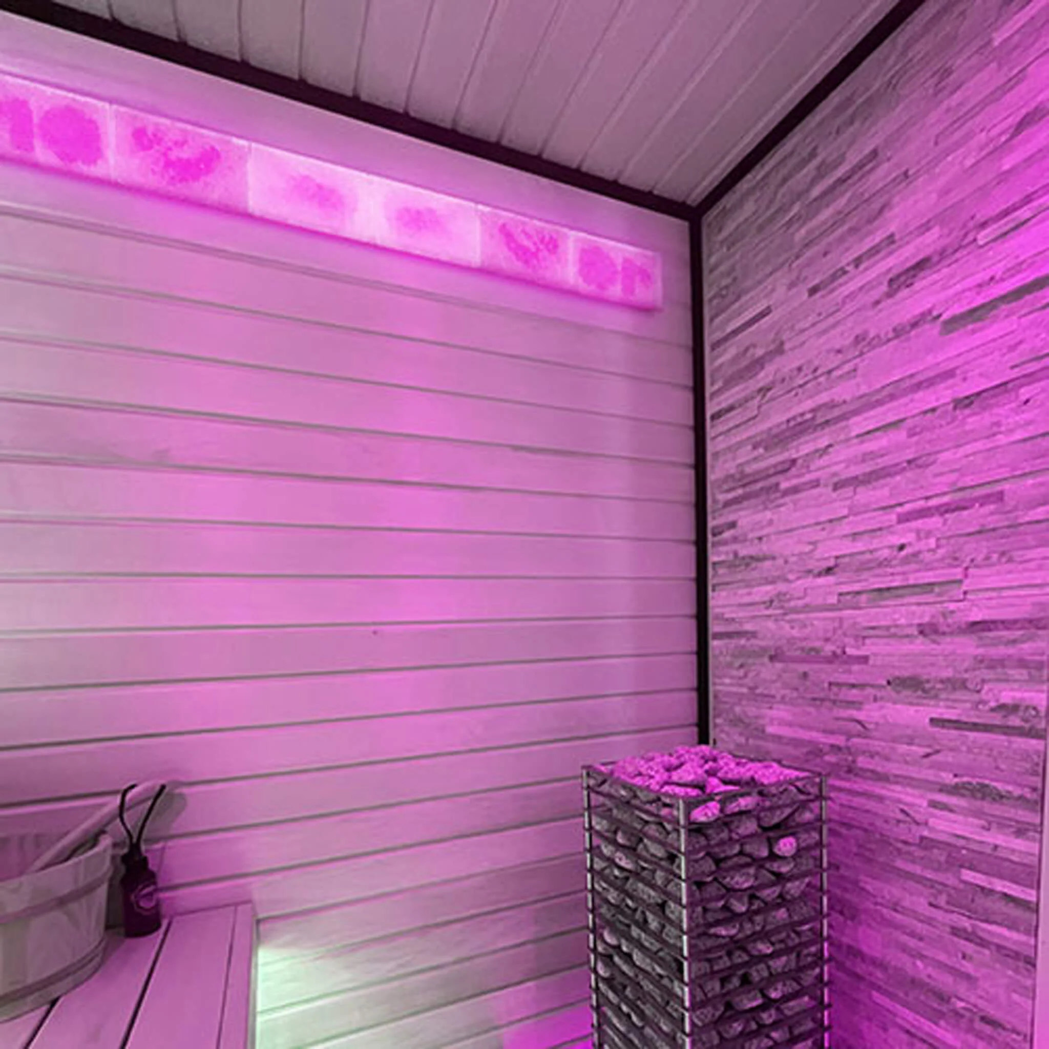 Prosaunas Customizable Small Himalayan Salt Sauna Light Kit (SAK40165) - Image 3