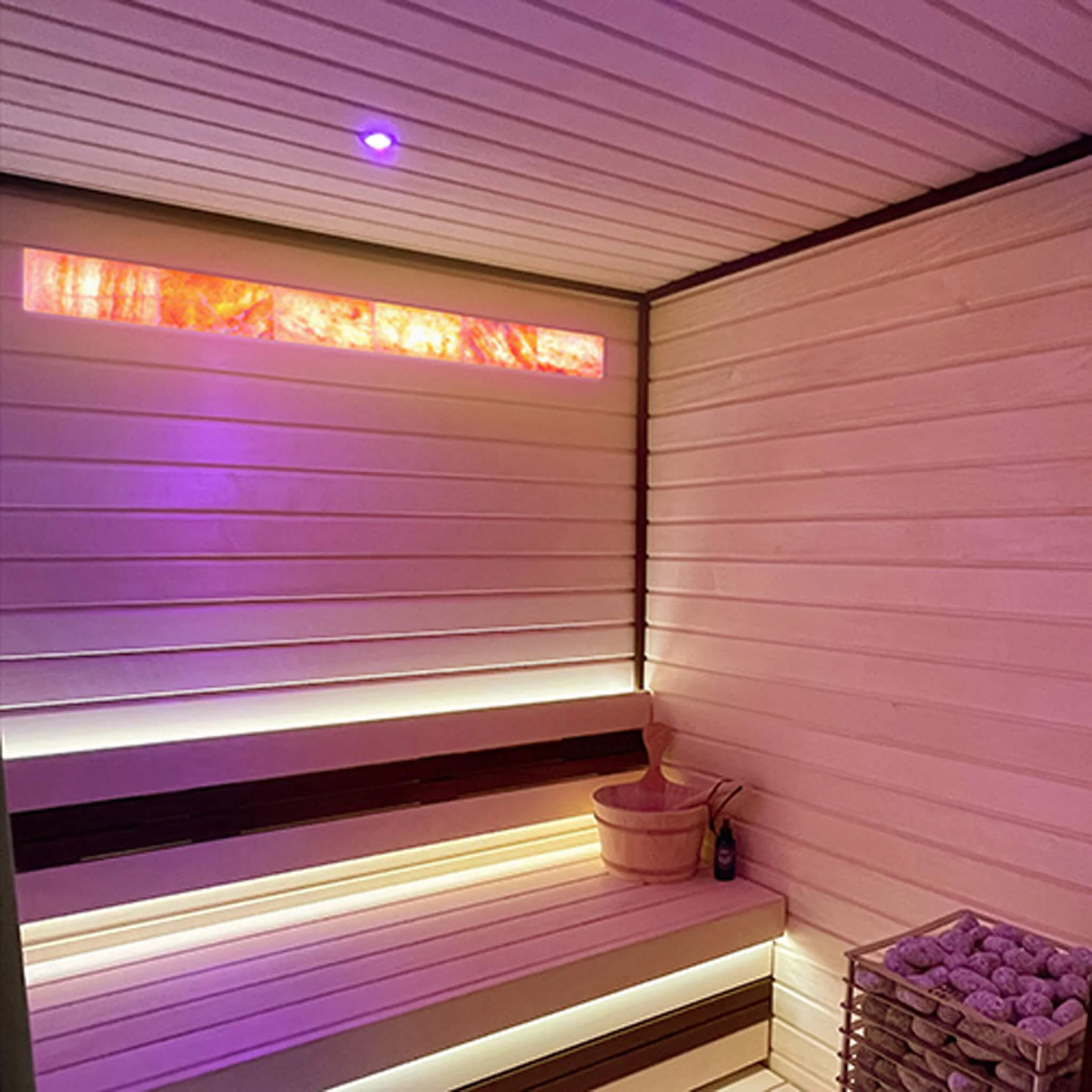 Prosaunas Customizable Small Himalayan Salt Sauna Light Kit (SAK40165) - Image 7