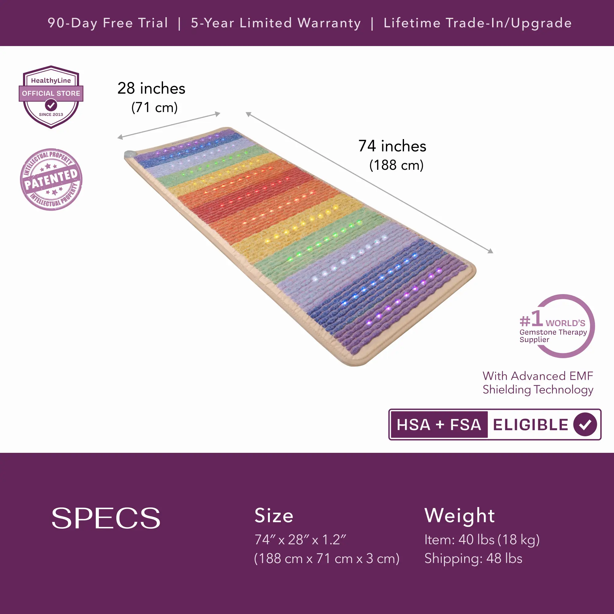 Rainbow Chakra 360 Wrap Set - Image 16