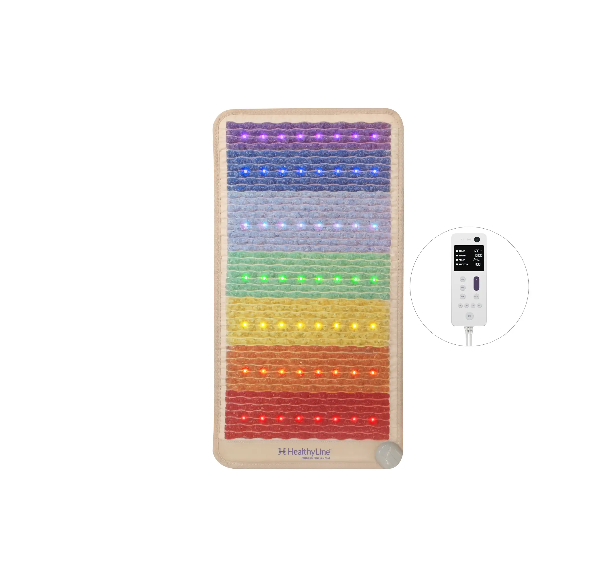 Rainbow Chakra Series | PEMF Far Infrared Heating Mats - Image 17